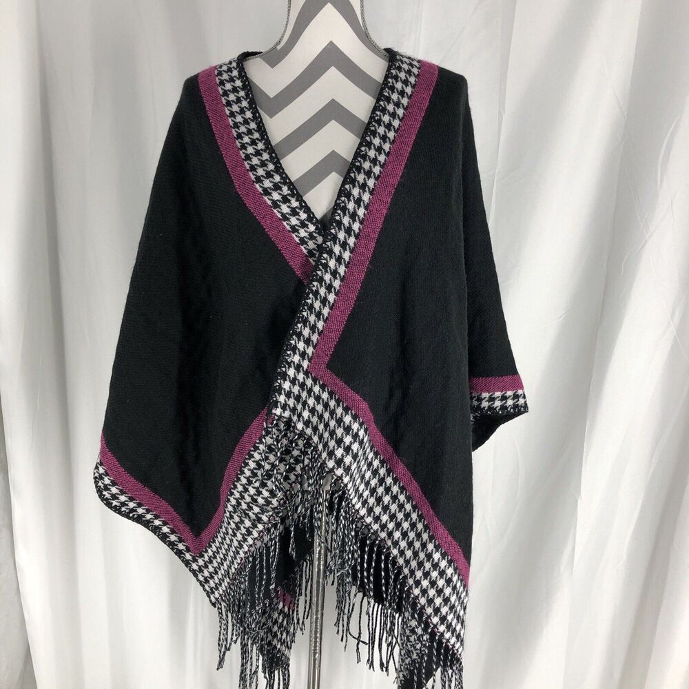 Rafaella Sweater Shawl Reversible One Size